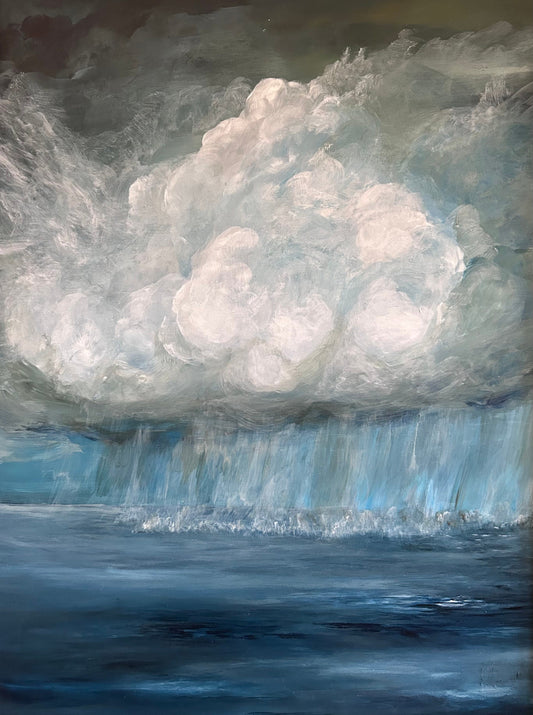 Rainy Lake (Original Painting)