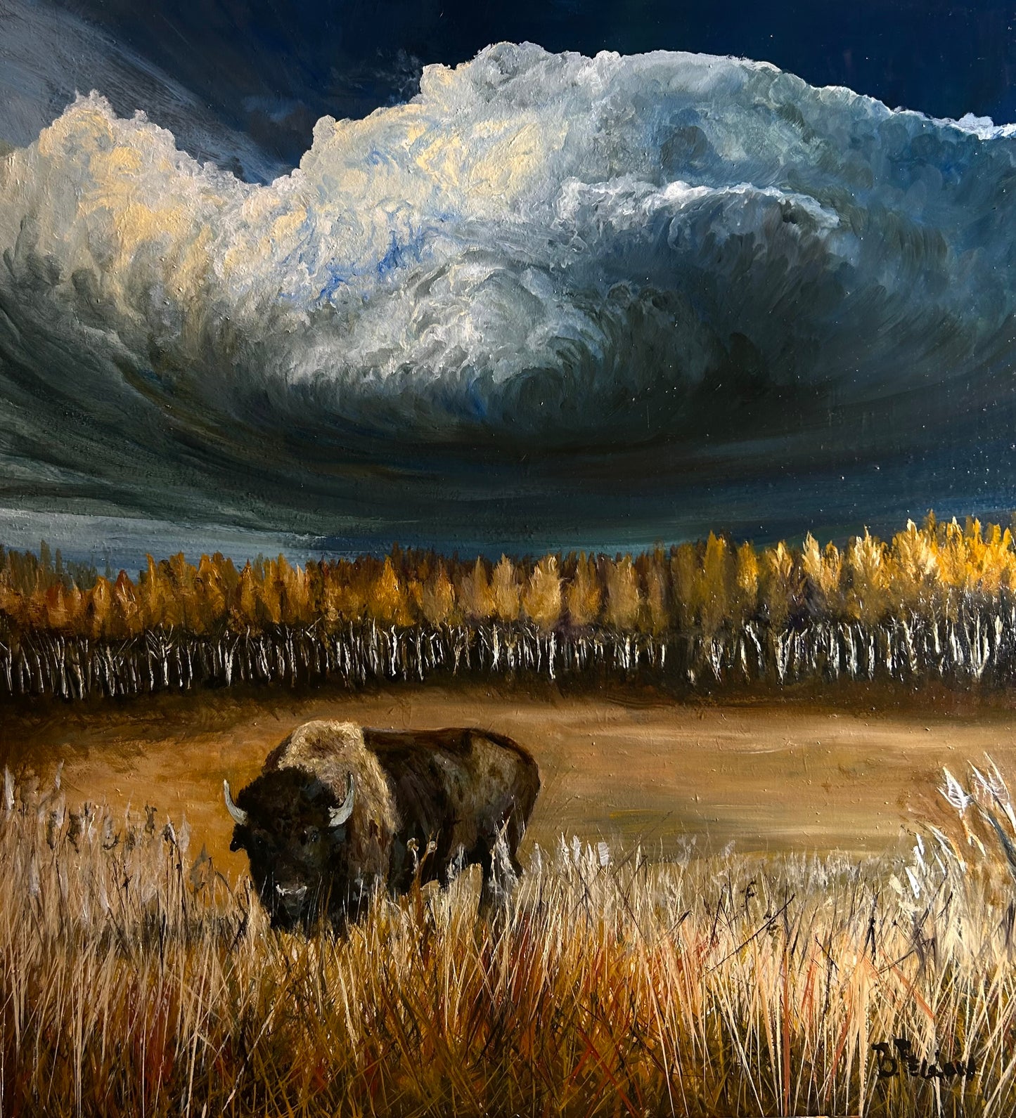 Buffalo Fall (Original Painting)