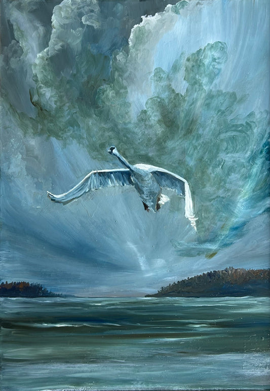 Trumpeter (Oil Painting)